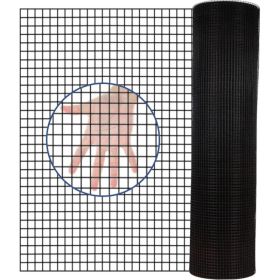Metal Wire Fence (Option: Black)